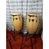 2er-Set Fuego LP Congas Set inkl. St�nder und Schutzh�llen